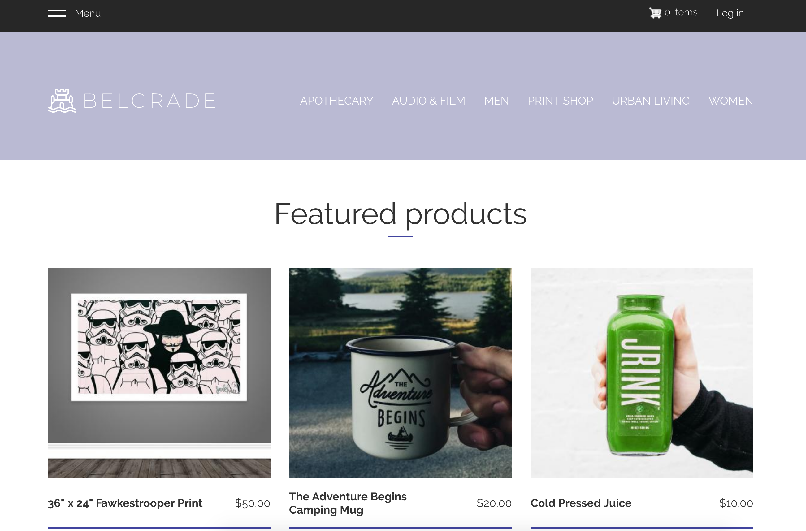drupal commerce demo store